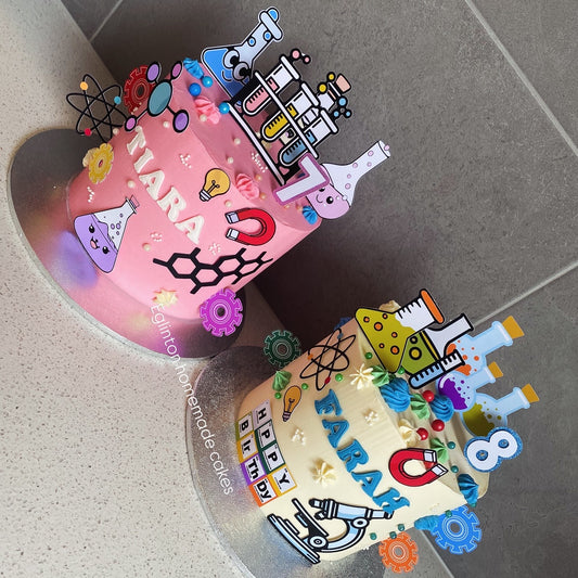 Science Theme Cake