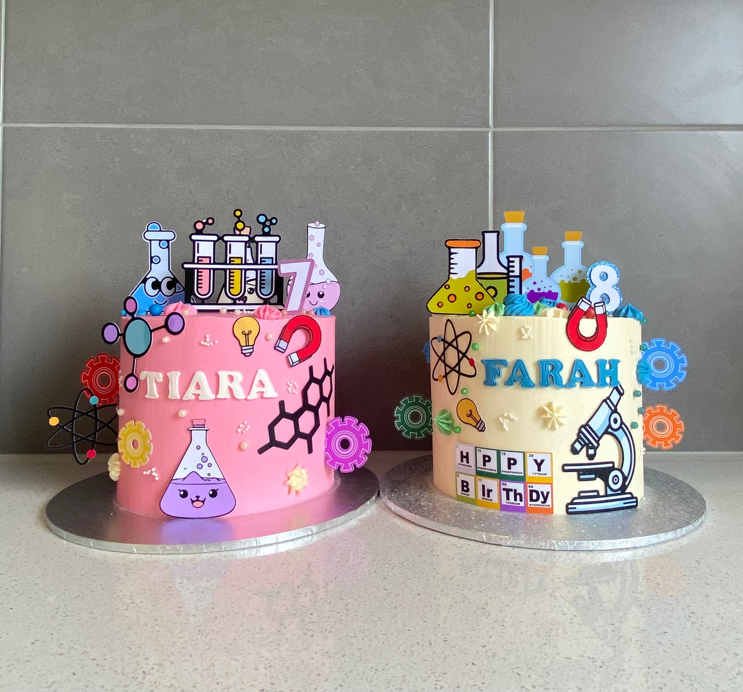 Science Theme Cake